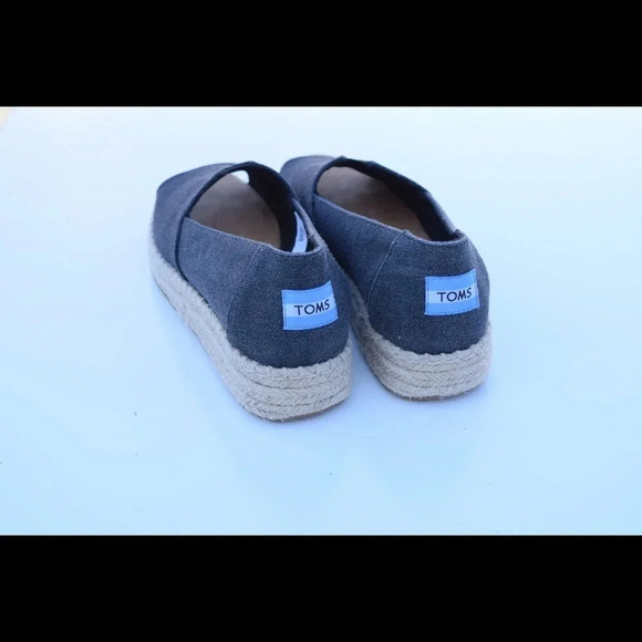 Toms peep toe low wedges - Picture 3 of 7